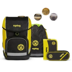 Rabatt 🥰 Schulranzen & -tüten Ergobag Schulranzenset Cubo Borussia Dortmund, 5-tlg. Günstig Kaufen 😉 9