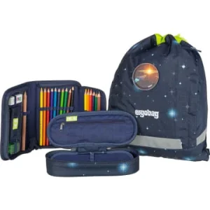 Auslauf 👏 Schulranzen & -tüten Ergobag Schulranzenset Cubo KoBärnikus Galaxy Glow, 5-tlg. Günstig Kaufen 🥰 16